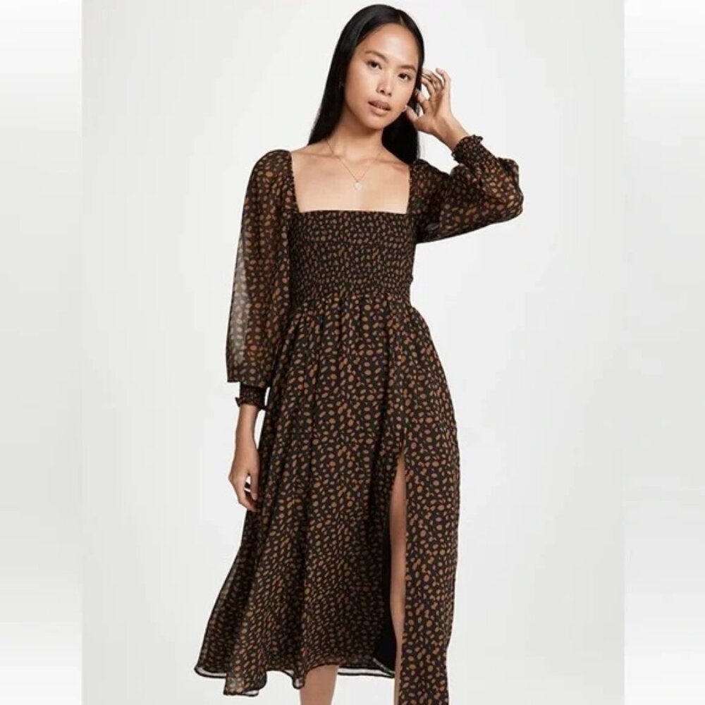 NWT - o.p.t Smocked Maxi Dress - Size Small